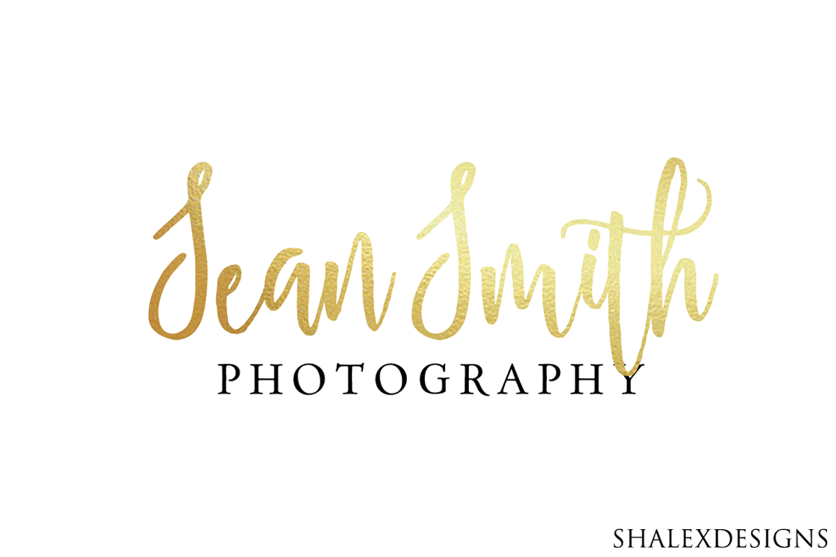 Photography Gold Logo PSD Template, a Branding & Logo Template by ShalexDesigns