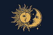 Mystic Celestial & Botanical Designs, a Decorative Illustration by Christine Krahl (Thumbnail 3 of 15)