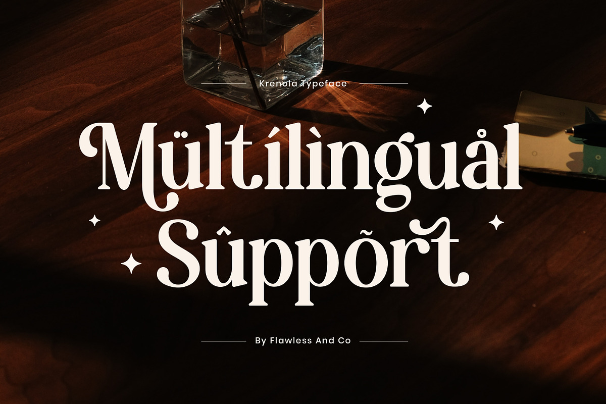 Krenola - Elegant Retro Serif Font, a Serif Font by Flawless And Co (Photo 10 of 10)