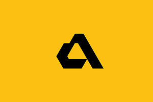 Abstract scifi modern letter A, a Graphic by boriman05