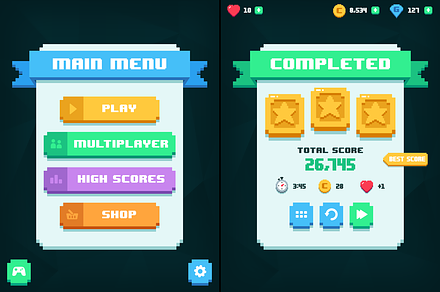 GUI for Low Poly Game