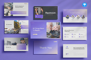 Computer & Laptop Keynote, a Presentation Template by Pixslides