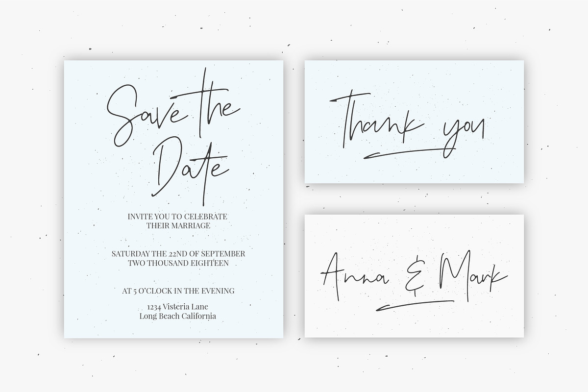 White Serenity Signature Font preview 8