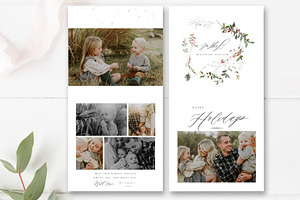 Christmas Card Template - Top Fold