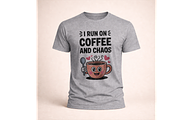 Coffee Chaos Cute Quote SVG Design, an Object Illustration by Annudesign (Thumbnail 8 of 10)