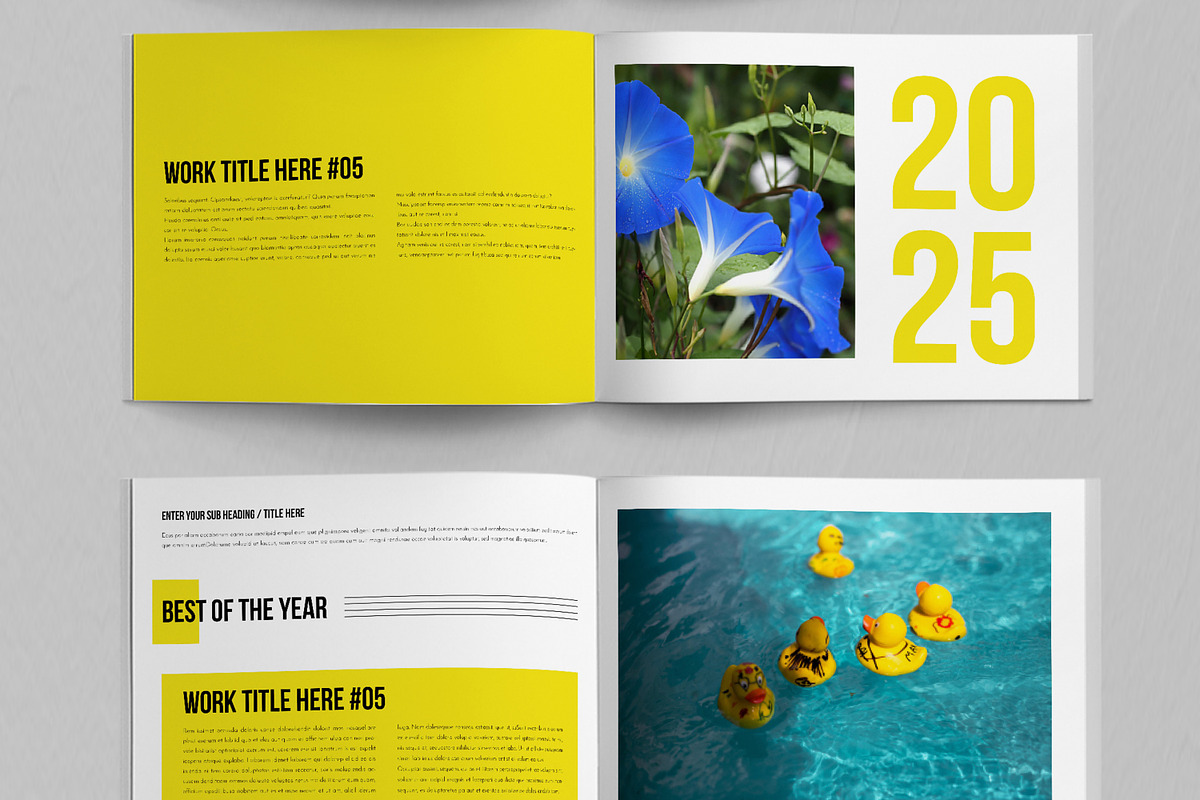 Minimalist Portfolio Template, a Brochure Template by ContestDesign (Photo 5 of 5)