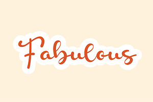 Fabulous - Handwritten Font