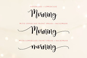 Hey Christmas - Font with Tail, a Script Font by Airotype (Thumbnail 2 of 11)