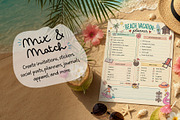 Summer Beach Doodles Graphics Pack, an Object Graphic by cugypress (Thumbnail 3 of 4)