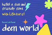 Deen World - Friendly Handwriting