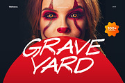 Graveyard - Handcrafted Display Font, a Handwritten Font by Webhance Studio (Thumbnail 1 of 9)