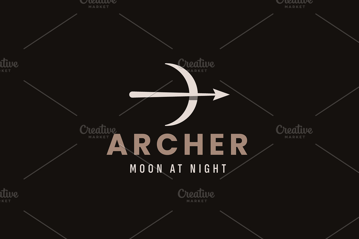 Archer logo vector icon illustration, a Branding & Logo Template by Dyn Studio