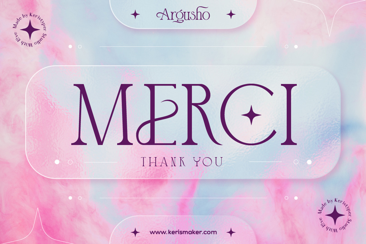Argusho, a Serif Font by kerismaker (Photo 12 of 12)