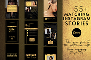 Black Gold Instagram Templates, a Social Media Template by Faytemplates (Thumbnail 3 of 10)