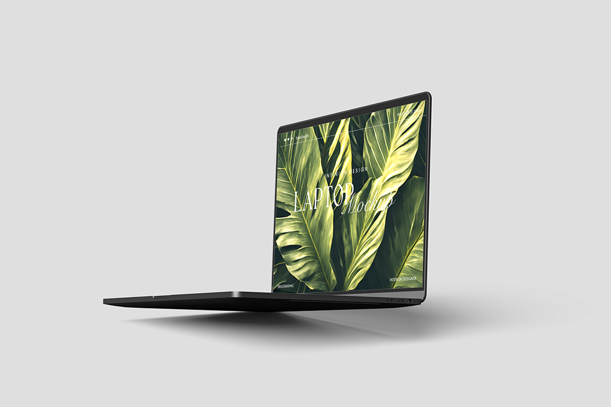Laptop Mockup, a Mac Mockup by Pikachudesign (Photo 2 of 5)