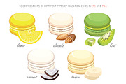 Macaron cakes collection, an Illustration by natamastery (Thumbnail 3 of 7)