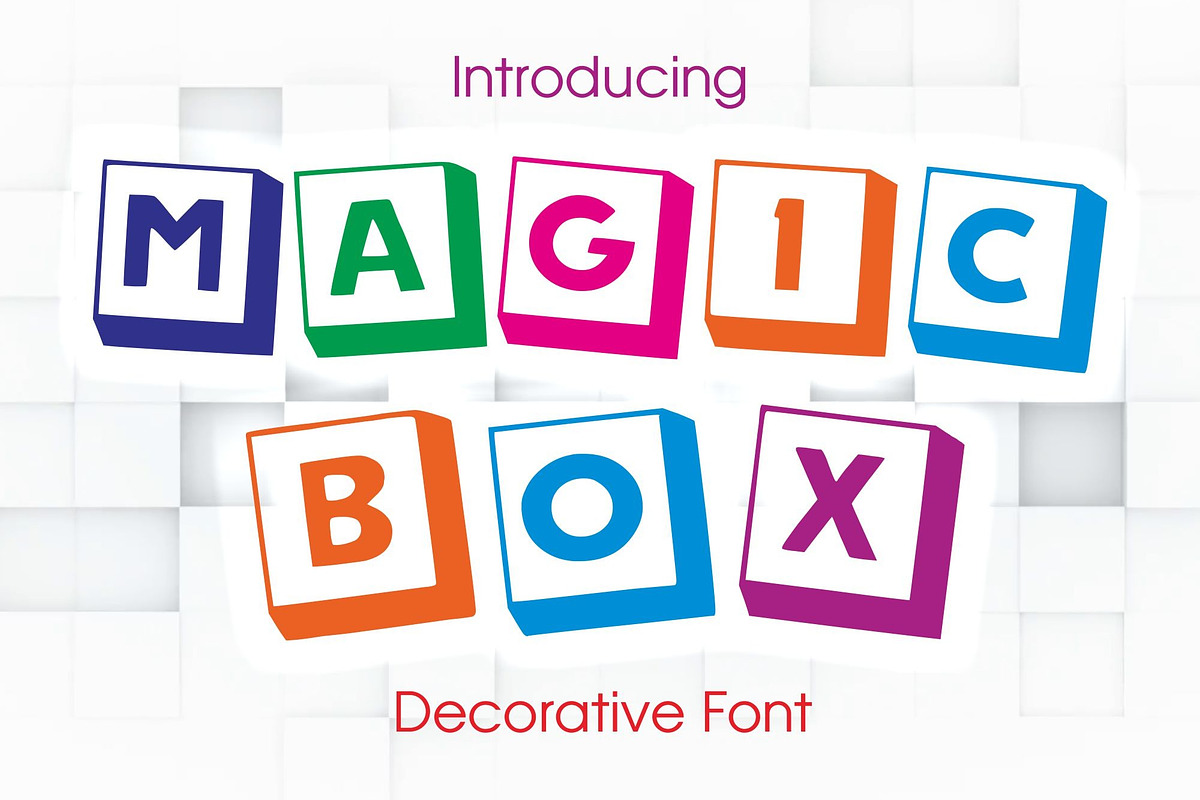 Magic Box, a Font by Limited.studio (Photo 1 of 4)