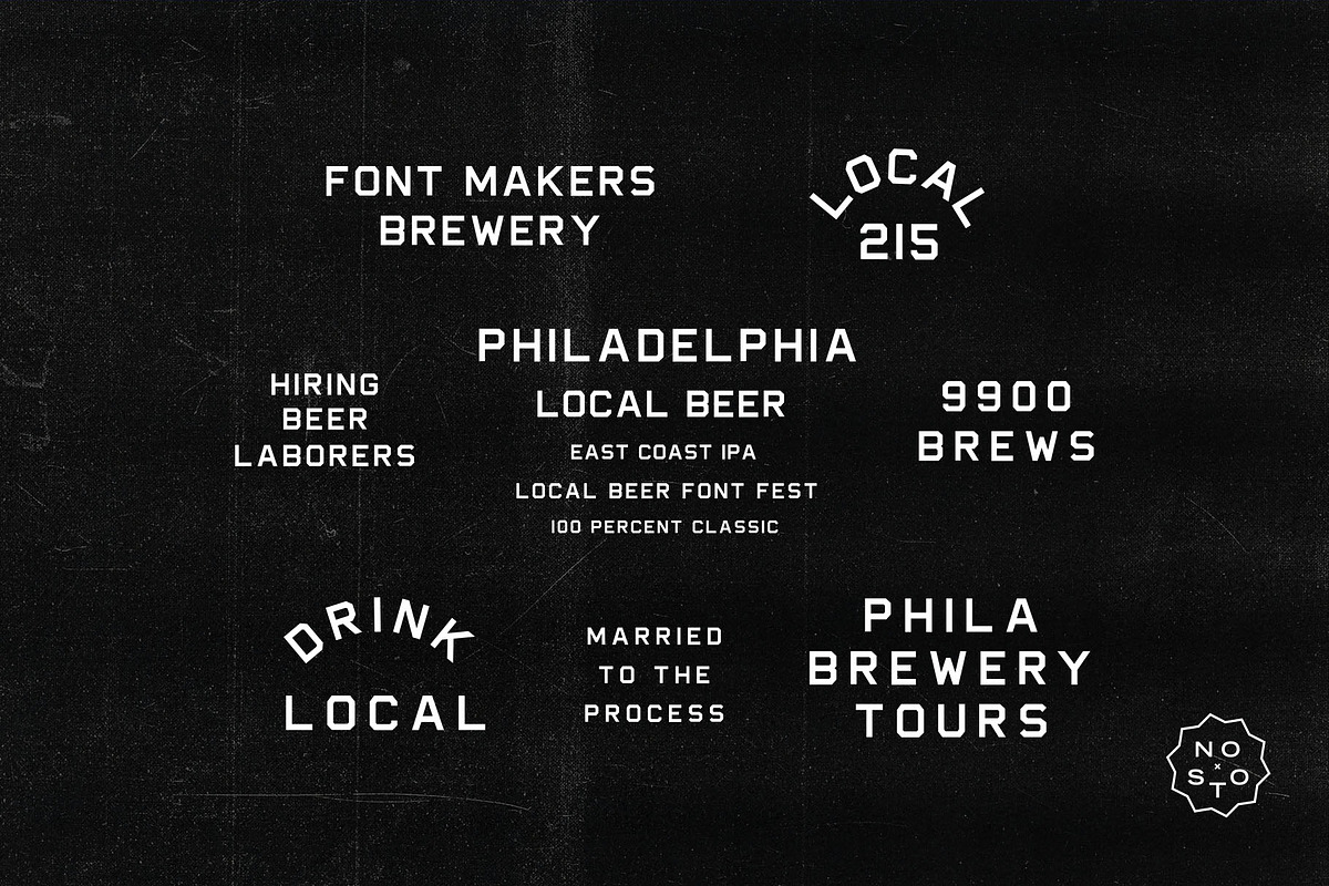 Local Beer, a Sans Serif Font by Nomad Stockpile (Photo 6 of 6)