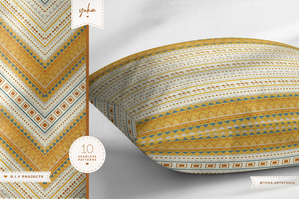 Soft Boho Pattern, a Pattern Graphic by Yuka Baby (Photo 4 of 6)