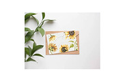 Sunflowers Watercolor Clipart., a Decorative Illustration by NKTKNS (Thumbnail 6 of 6)