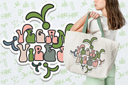 Vegan Retro Font, a Serif Font by Nobu Collections (Thumbnail 2 of 10)