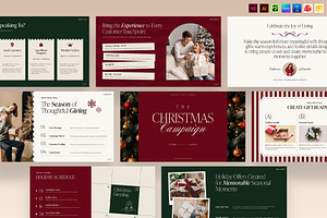 Christmas Presentation Template, a Presentation Template by BrandPacks