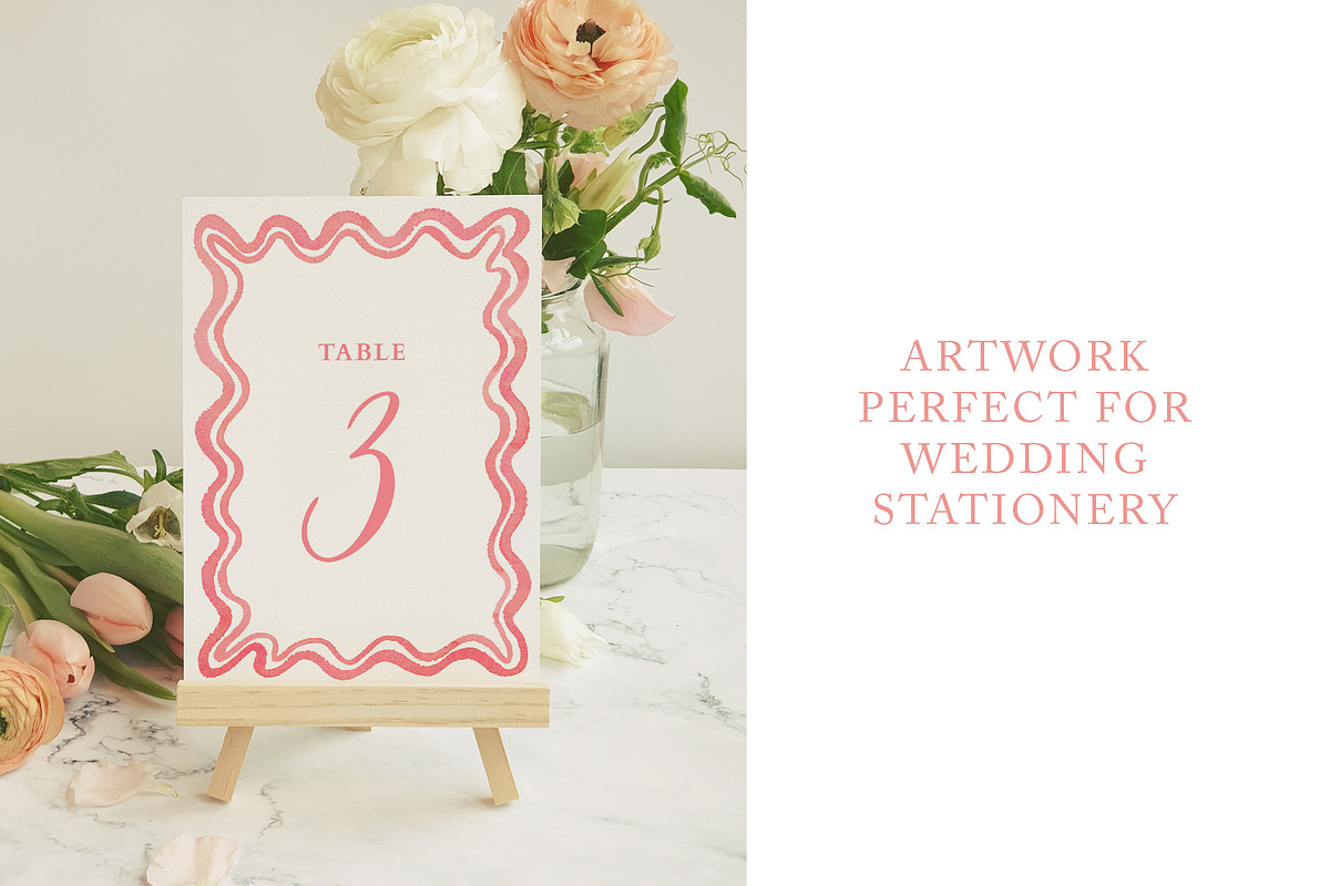 Handdrawn Watercolor Frames + Border, a Decorative Illustration by Lavender And Sea (Photo 3 of 5)