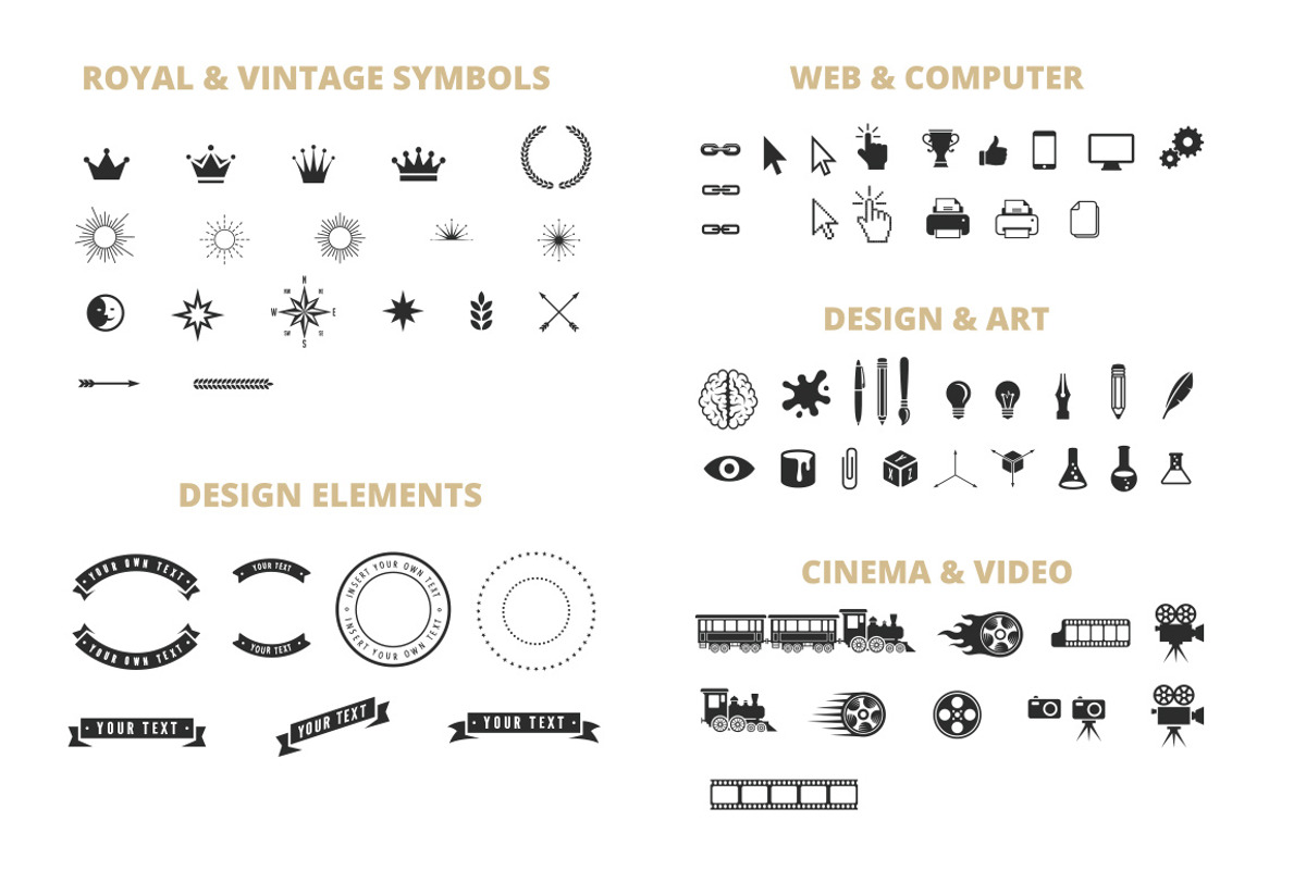 Vintage Label Badge Logo Constructor, a Branding & Logo Template by Sentavio (Photo 5 of 8)