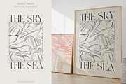 Beach, Sea & Gradient Poster Design, an Illustration by January Bloom (Thumbnail 6 of 14)