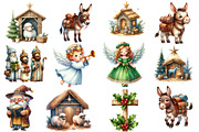 Christmas Nativity Sublimation Clipa, an Illustration by Designworld (Thumbnail 6 of 6)