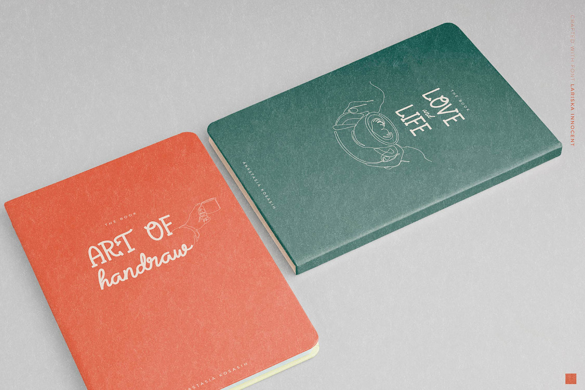 Lariska Innocent Handwritting Duo, a Script Font by Denustudios (Photo 7 of 14)