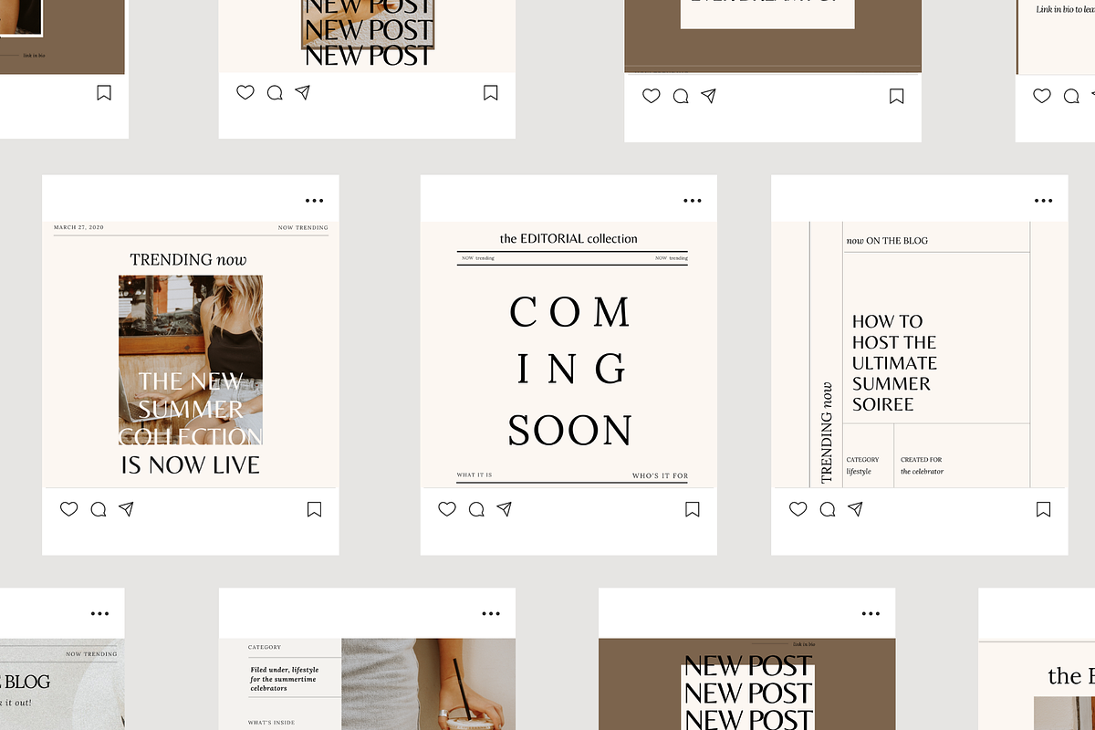 Editorial Instagram Template, a Device Mockup by Le Maison Bohem (Photo 3 of 11)