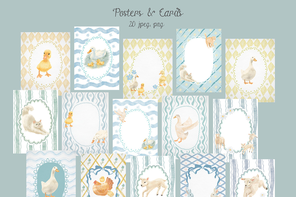 Cottagecore Easter. Hand-Drawn Art., a Seasonal Illustration by Designwork (Photo 5 of 12)
