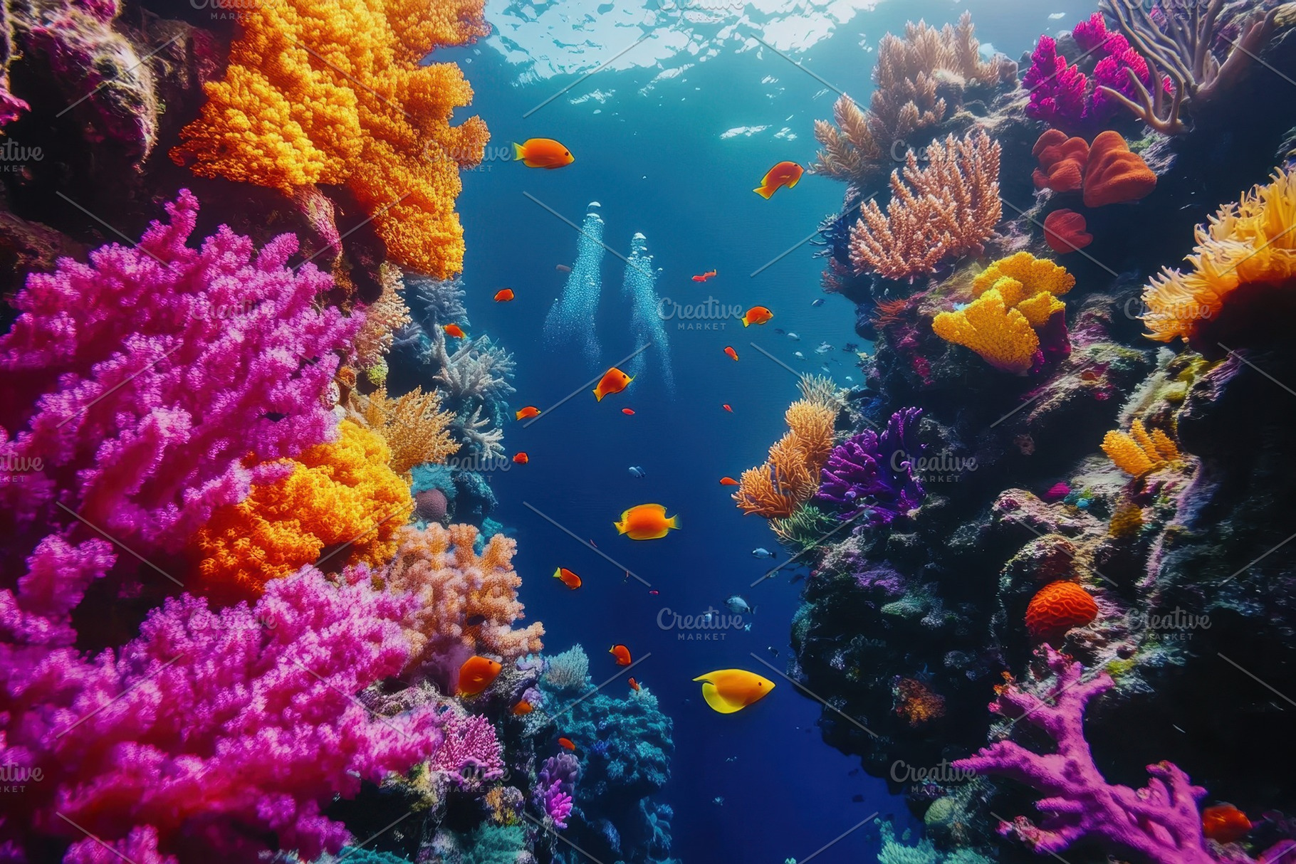 Underwater world bursts with beauty, a Photo by Pavel_design