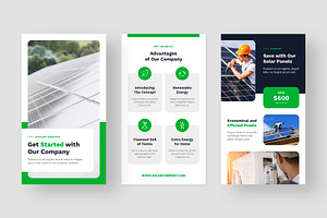 Solar Energy Instagram Templates