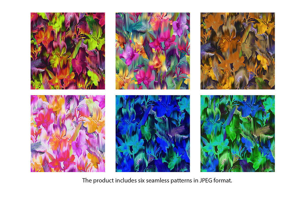 Tropical floral patterns set, a Pattern Graphic by emeraldthue (Photo 27 of 28)