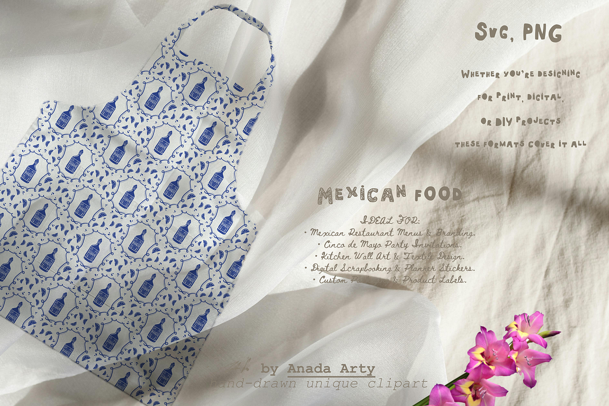 Mexican food collection, a Food Illustration by Anada Arty (Photo 2 of 12)