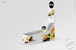 Retail Shelf Box 18 Packaging Mockup