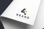 Number 4 house logo design template, a Branding & Logo Template by Amadul11 (Thumbnail 3 of 4)