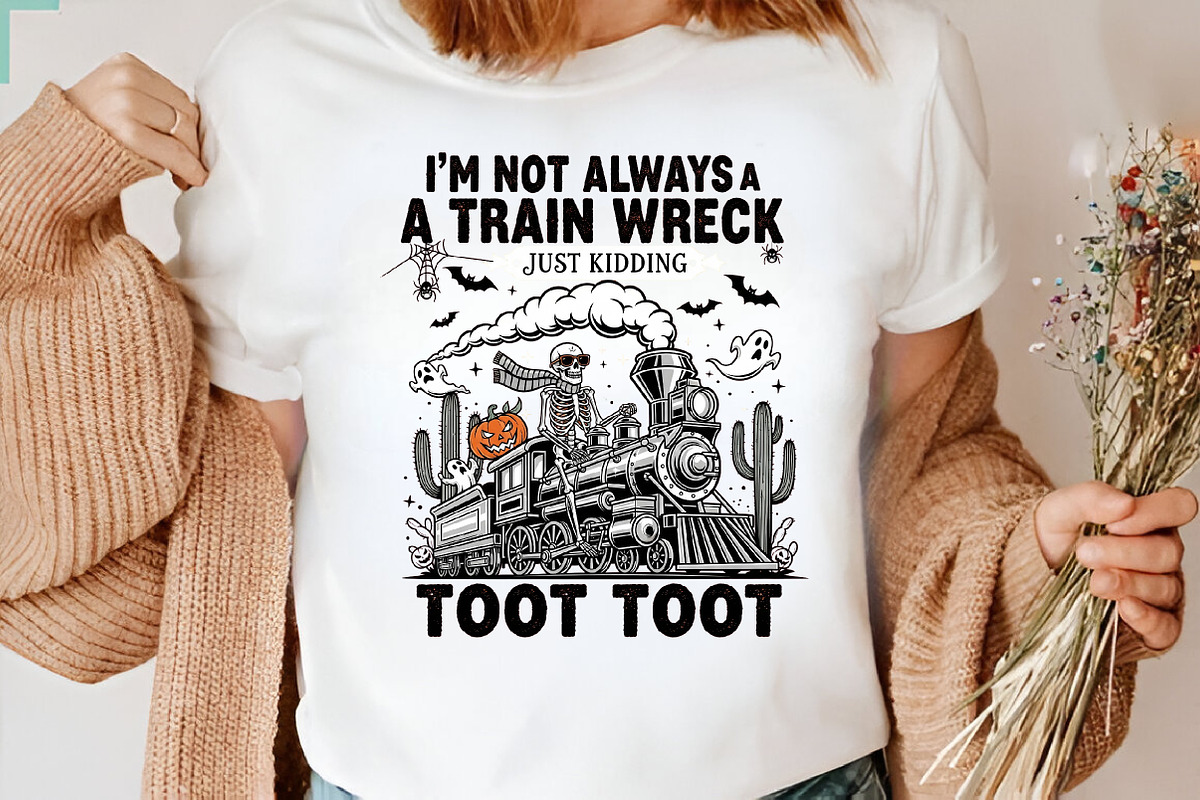 Halloween I'm Not Always A Trainwrec, an Illustration by Rose Art (Photo 4 of 5)
