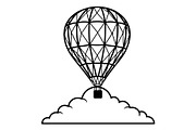 Hot Air Balloon Silhouette Bundle, an Object Illustration by Gaye Art (Thumbnail 23 of 31)