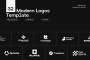 32 Modern Logo Template, a Branding & Logo Template by Nowshinz Shoma (Thumbnail 1 of 20)