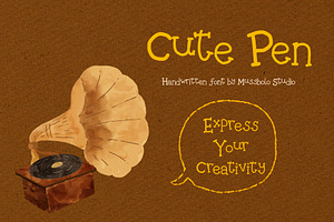 Cute Pen Handwritten Font