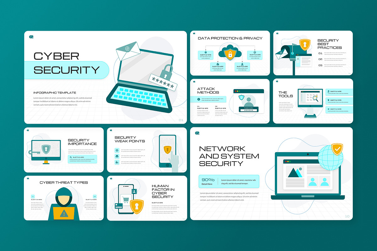 Cyber Security & Data Protection GSL, a Presentation Template by Antstheme (Photo 4 of 4)