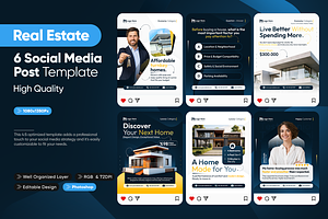 Real Estate Social Media Templates