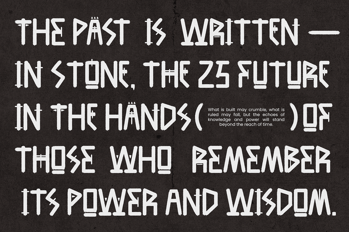 Kleopatra – Brush Ethnic Geometric, a Sans Serif Font by Inviline.co (Photo 10 of 15)