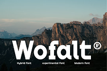 Wofalt - Hybrid Font