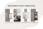 Interior Design Instagram Templates, a Social Media Template by EliteMatidi (Thumbnail 4 of 9)