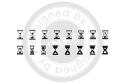 clocks icons, an Icon by mesblanc (Thumbnail 3 of 3)