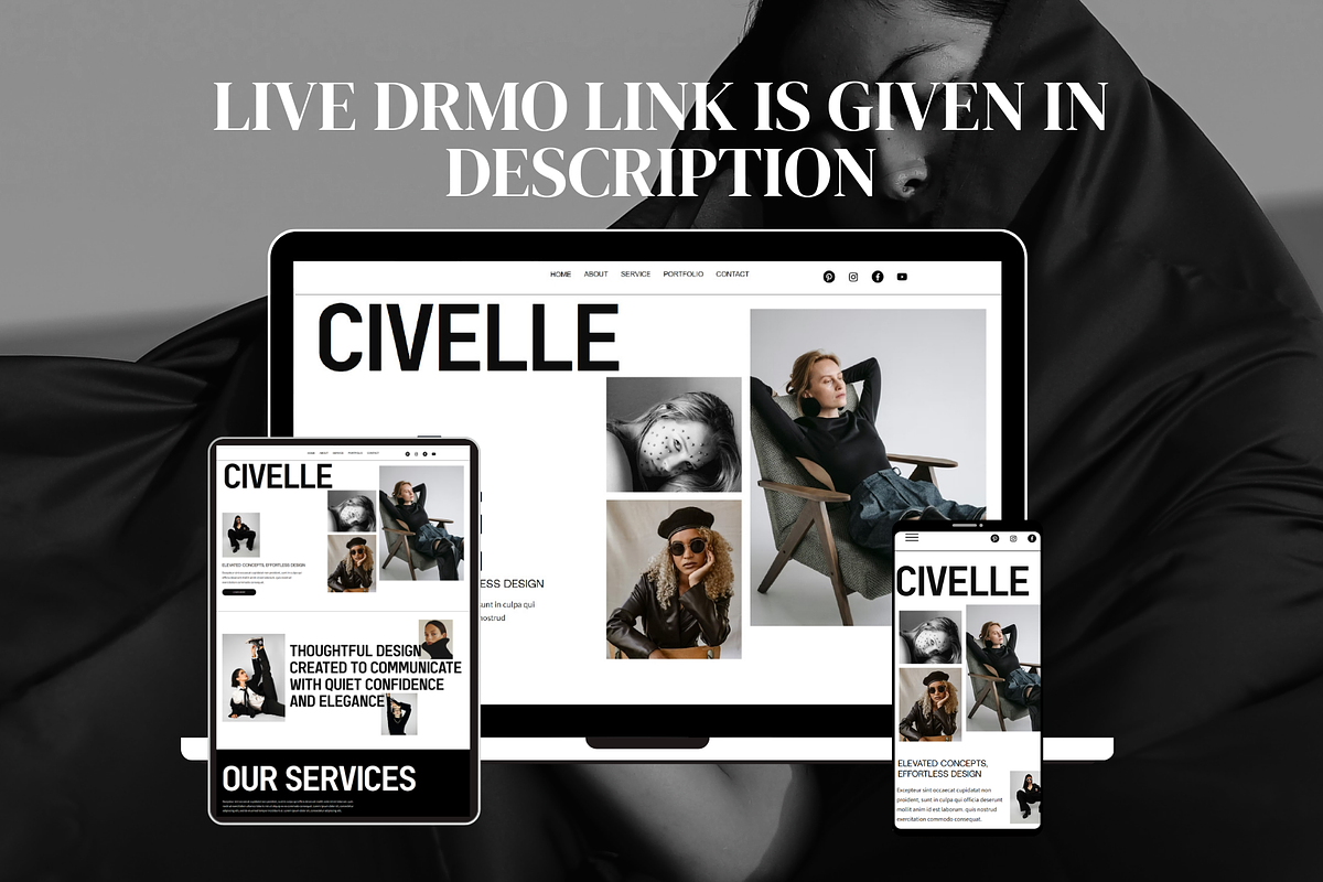 Minimal Wix Studio Landing Page, a Wix Template by AdvertFox (Photo 6 of 9)